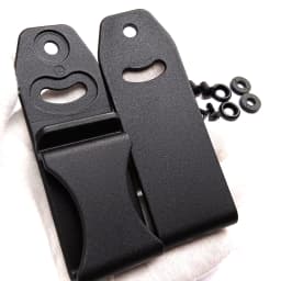 1piece KYDEX Holster Clips KYDEX Sheath Waist Clip K Sheath Making Accessories Clip Carry K Sheath Tool with 2 Screws