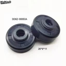 1PCS Rubber DD62-00053A Dishwasher Motor Sealing Gasket Shaft Oil Seal 20C258 N7551 26*8*11MM For Most Brands Dishwasher
