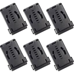6PCS Large Nylon Belt Clip Loops With Button To Release for Knife Kydex Sheath Holster Carry Systerm Attachments Device