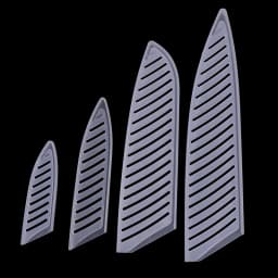 4pcs Transparent Knife Cover Transparent Plastic Kitchen Knife Blade Protector Cover For 3/5/7/8 Inch Knife