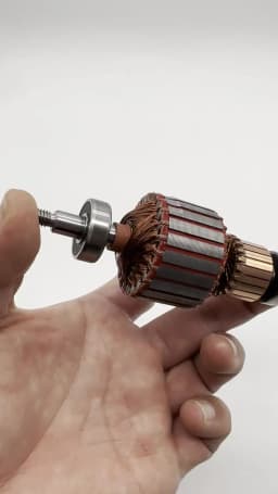 Motor Armature For Household Vacuum Cleaner Copper Wires High Speed Motor Rotor PA22D Vacuum Cleaner Parts Replacement