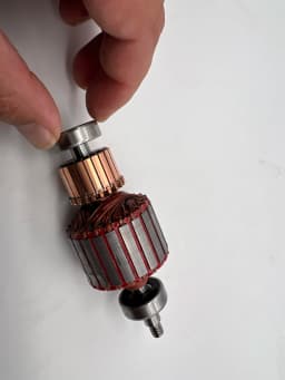 Motor Armature For Household Vacuum Cleaner Copper Wires High Speed Motor Rotor PA22D Vacuum Cleaner Parts Replacement