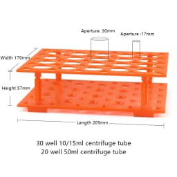 1Pc 10/15/50ml Centrifugal Test Tube Rack Test Tubing Rack Holder School Supply Equipment Multifunctional Test Tube Rack
