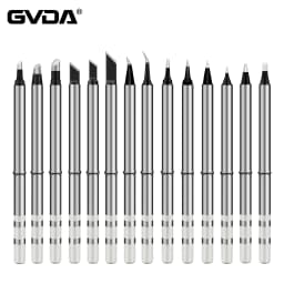GVDA GD300 Soldering Iron Tips Heated Solder Head Soldering Station Replacement Tips Soldering Iron Sting Welder Iron Tips