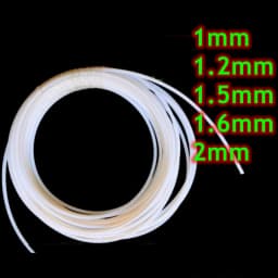 1mm 1.2mm 1.5mm 1.6mm Ptfe Rod Polytef Bar Tetrafluoroethylene Wire Perfluoroethylene Spray Cloth Seal Strip Ptfe Rope Line
