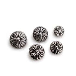 10Pcs High-Grade Metal Buttons Fashionable Retro Hand-Sewn Buttons Retro Cufflinks Decorative Buttons