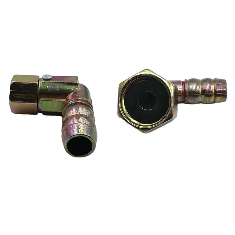 1pc Brass Hose Fitting 11mm 19mm Gas Cooker Universal Joint Hose Connection Internal Thread Intake Elbow Screw Connector Coupler
