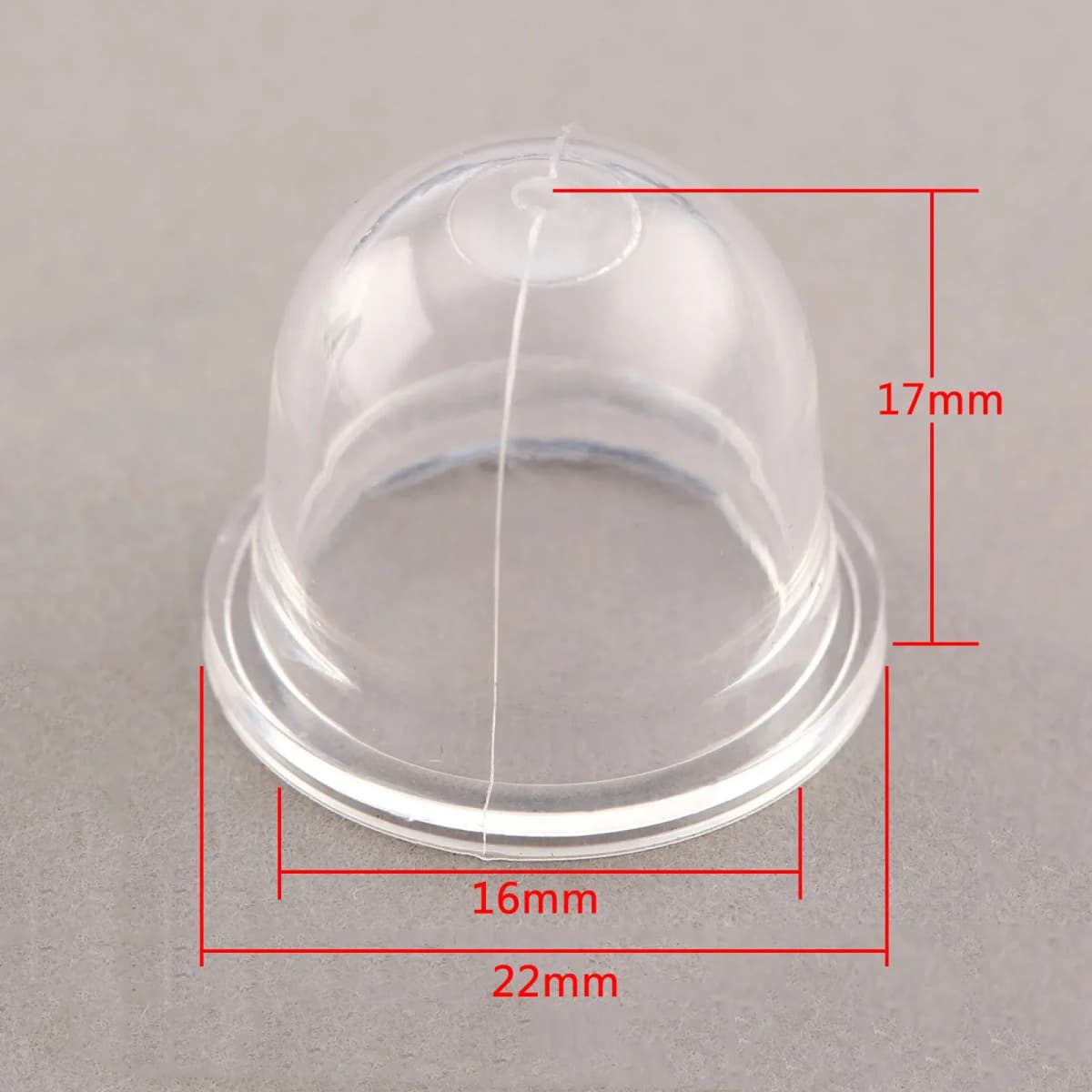 DRELD 10Pcs 22mm Carburetor Carb Primer Bulb Fuel Pump OEM#0057003 0057004 for Chainsaw Blower Trimmer Homelite Echo Ryobi Zama