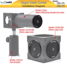 CSL-P1 End Cover Lens Tube Dust Cover Alignment Plate Target Alignment Target Sm1 Thread C Light-Shielding Cover Oeabt