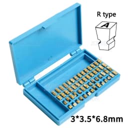 ZONESUN MY380 Alphabet Letter Fonts of Ribbon Printer Heat Stamping Head Ribbon Hot Stamping Spare Part Expiration Code Printer