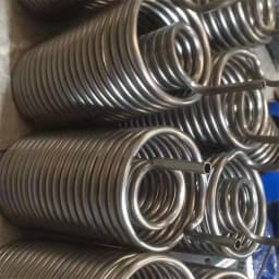 1pc Titanium Tube Evaporator, Straight Titanium Tube Heat Exchanger. 1-5HP Chiller Seafood Fresh Water Fish Tank Heat Exchanger.