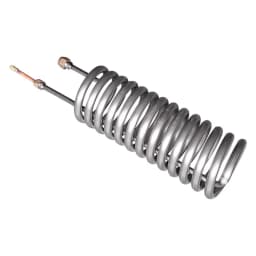 1pc Titanium Tube Evaporator, Straight Titanium Tube Heat Exchanger. 1-5HP Chiller Seafood Fresh Water Fish Tank Heat Exchanger.
