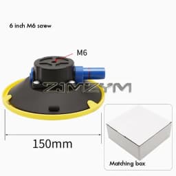 75kg High Suction Power Vacuum Sucker Photography Car Repair Sunken Vacuum Suction Sucker Hand Pump Glass Sucker For Countertops