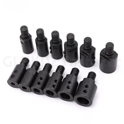 1PCS M10 Saw Blade Connecting Shaft 5/6/8/10/12/14mm Grinding Polishing Motor Shaft Adapter Connecting Rod Sleeve Coupling Tool