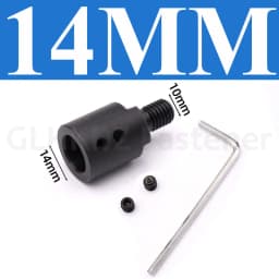 1PCS M10 Saw Blade Connecting Shaft 5/6/8/10/12/14mm Grinding Polishing Motor Shaft Adapter Connecting Rod Sleeve Coupling Tool