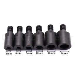 1PCS M10 Saw Blade Connecting Shaft 5/6/8/10/12/14mm Grinding Polishing Motor Shaft Adapter Connecting Rod Sleeve Coupling Tool