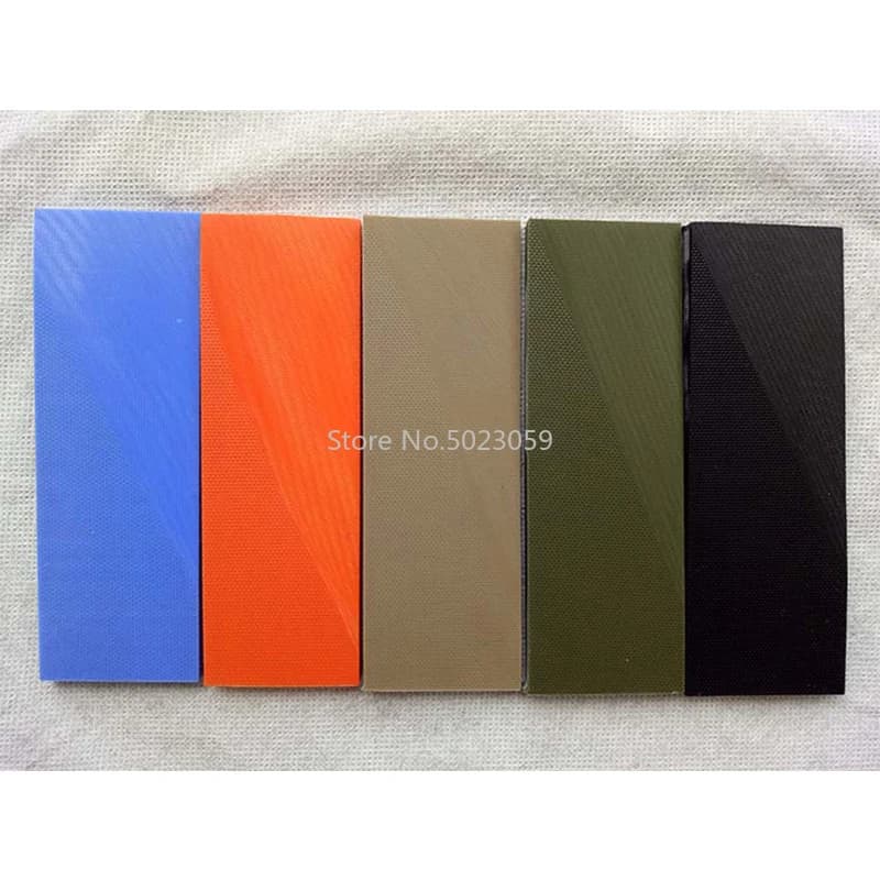 2Pieces G10 Handmade Material Fine Lines Multicolor Color Diy Knife Handle Material Glass Fibre Patch Material