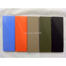 2Pieces G10 Handmade Material Fine Lines Multicolor Color Diy Knife Handle Material Glass Fibre Patch Material