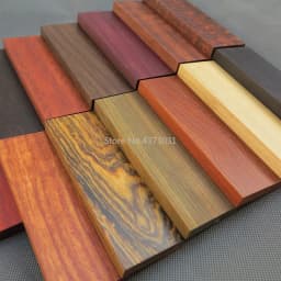1piece DIY Knife Handle Material Various Kinds of Wood for Handicraft Materials 120x40x10mm