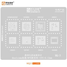 Amaoe BGA Reballing Stencil MQ5 For SM8550 7450 6225 8475 MT8176V 6983Z 6895Z Phone Repair Tool