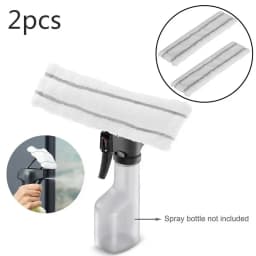 2 Pcs Microfibre Mop Cloths For WV1 WV50 WV75 Cleaning Machine Cleaning Machine Special Cleaning