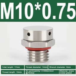 304 Stainless Steel Air Vent Valve Waterproof Screw In Breather Vent Valve M5 M6 M8 M10 M12 M14 M16 M18 M20 Automatic Venting