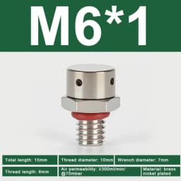 304 Stainless Steel Air Vent Valve Waterproof Screw In Breather Vent Valve M5 M6 M8 M10 M12 M14 M16 M18 M20 Automatic Venting