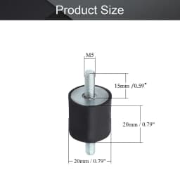 1 Pc Rubber Vibration Isolator Mount Male Anti For M3 M5 M6 Car Bobbin Isolator Damperm Car Bobbin Rubber Mounts Male Tools