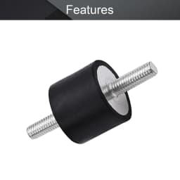 1 Pc Rubber Vibration Isolator Mount Male Anti For M3 M5 M6 Car Bobbin Isolator Damperm Car Bobbin Rubber Mounts Male Tools
