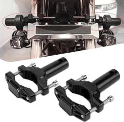 Motorcycle Spotlight Bracket Front Fork Lamp Mount Pole Brackets Headlight Mounting Holder Extension Tube Clamp