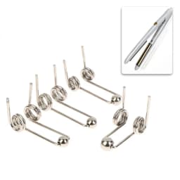 2Pcs/set Wire Diameter 1.2mm Curling Iron Replacement Double Return Torsion Spring Hair Curling Rod Accessories