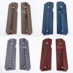 1 Pair 1911 Full Size Grips 3 Colors G10 Material Handle Grips Patch Custom Grips CNC Handle Grips