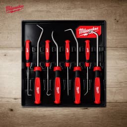 Milwaukee 8-Piece Hook Picking Set, Different Angle Hook Picking and Pulling, Professional Manual Tool 4932480569/48-22-9218