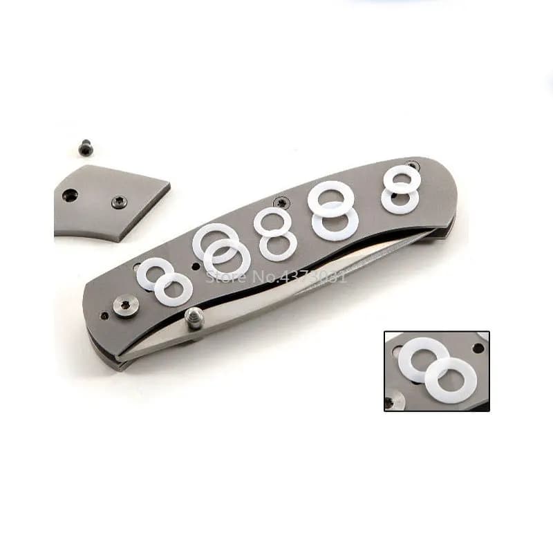 10pcs DIY Folding Knife Nylon Washers Folding Knives Screws Folding Knife Accessories Tools