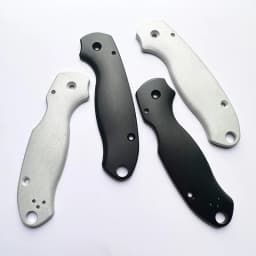 1pair Aluminum Alloy Grip Handle Scales for Genuine spider Para3 C223 Knife DIY sliding surface Patch Modification Accessories