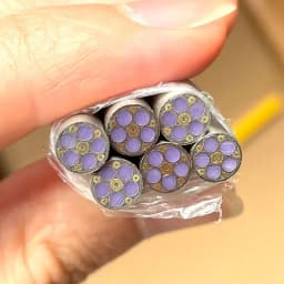 1piece 6mm Colored Resin Filling Mosaics Pin Rivets for Knife Handle Decorative Material Mosaic Rivets Steel Tube Length 60mm