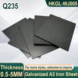Thick 0.5-5mm A3 Iron Sheet Q235 Iron Plate A3 Carbon Steel Thin Plate Iron Plate Square Plate Processing Material