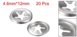 Uxcell 20pcs/lot M5/6/7/8/12 304 Stainless Steel Internal Tooth Washer Locking Speed Clip Hardware Corrosion Resistant