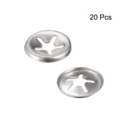 Uxcell 20pcs/lot M5/6/7/8/12 304 Stainless Steel Internal Tooth Washer Locking Speed Clip Hardware Corrosion Resistant
