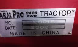 184.31.024 + 184.31.023 Set of Tie Joint Rod Assembly LH&RH for JINMA Tractor JM184 JM254