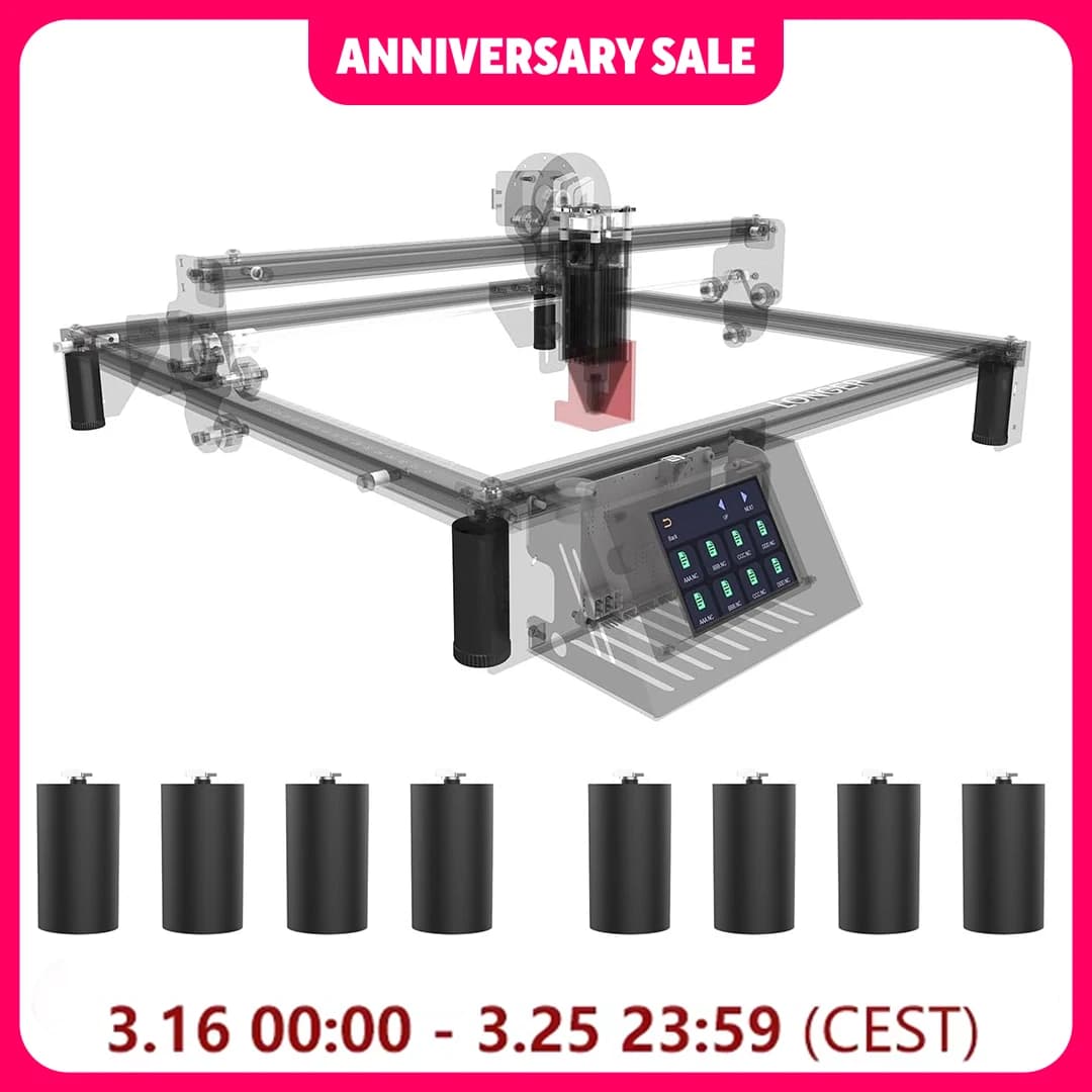 8 pcs Laser Engraver Riser Legs Support Feet Heightening Column Kit Tools for LONGER RAY5 Engraver Engraving Cutter Machine