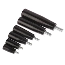 Revolving Handle M6 M8 M10 M12 Plastic Metal Knob Male Threaded Stem Handwheel Screw Milling Machine Tool Lathe Grinding 1pc
