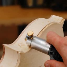 Extended milling groove edge trimming strip repair and production tools folk bakelite classical guitar