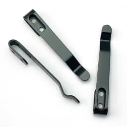 1PC Pocket Knife Clip Stainless Steel Back Clip with 3 Screws For personal DIY Folding Pocket Knife Accessories Parts