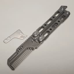 EDC Titanium Alloy Comb EDC Super Light Titanium Comb Portable EDC Outdoor Small Accessories Tools