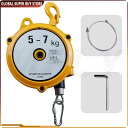 Spring Balancer 3~5kg(6.6~11lbs) Hanging Tool Spring Retractor 1.5m Wire Rope Hanging Holding Equipment