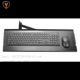 Racing emulator aluminum bracket special plate wall-mounted telescopic adjustment handle wireless mouse rotating keyboard holder