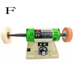 220V jewelry stone grinder, desktop electric polisher, desktop lathe polisher, adjustable speed 0-10000RPM, 750W