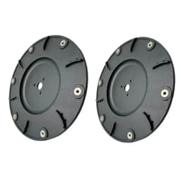 2 Pack Lawn Mower Robot Blades for Mammotion For LUBA 1 AWD and For LUBA 2 AWD Reliable Performance for a Well Maintained Lawn