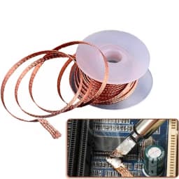 1mm-2.5mm-3.5mm 1.5M Desoldering Braid Solder Remover Wick Wire Welding Tin Sucker Cable Lead Cord Flux Repair Tool